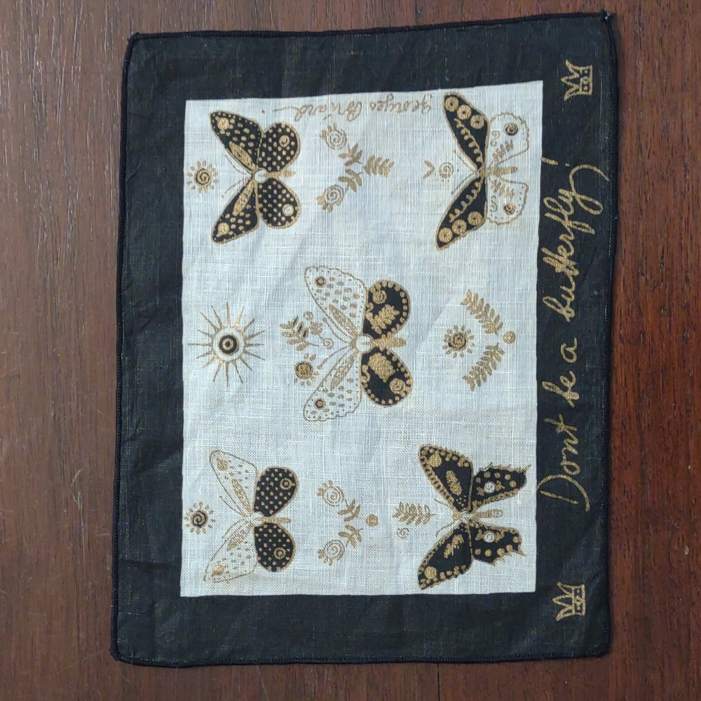 Georges Briard Butterfly Cocktail Napkins